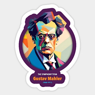 Gustav Mahler WPAP Sticker